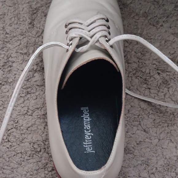 Jeffrey Campbell Cream Ankle Boots - Picture 12 of 12